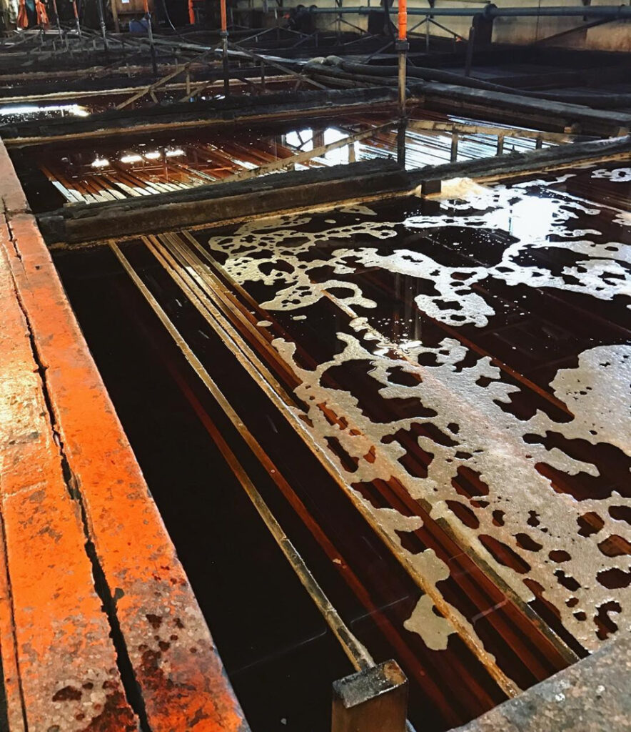 дубление погружением на фабрике Horween